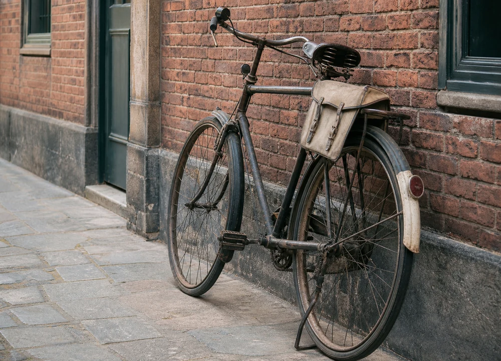 Fotografía de una bicicleta clásica, referencia histórica del BMX